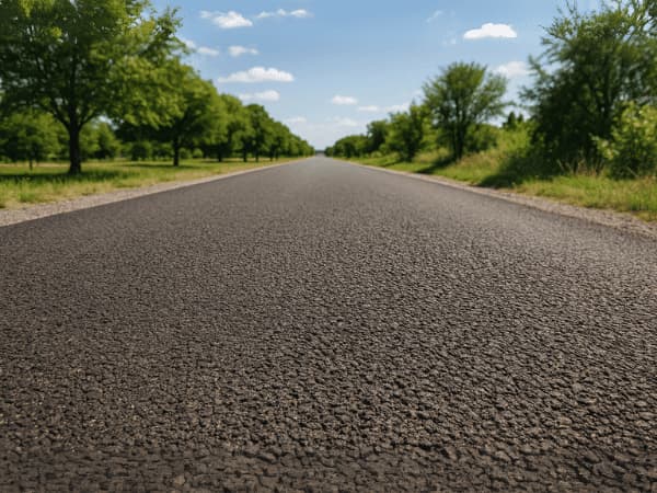 strada in bio asfalto