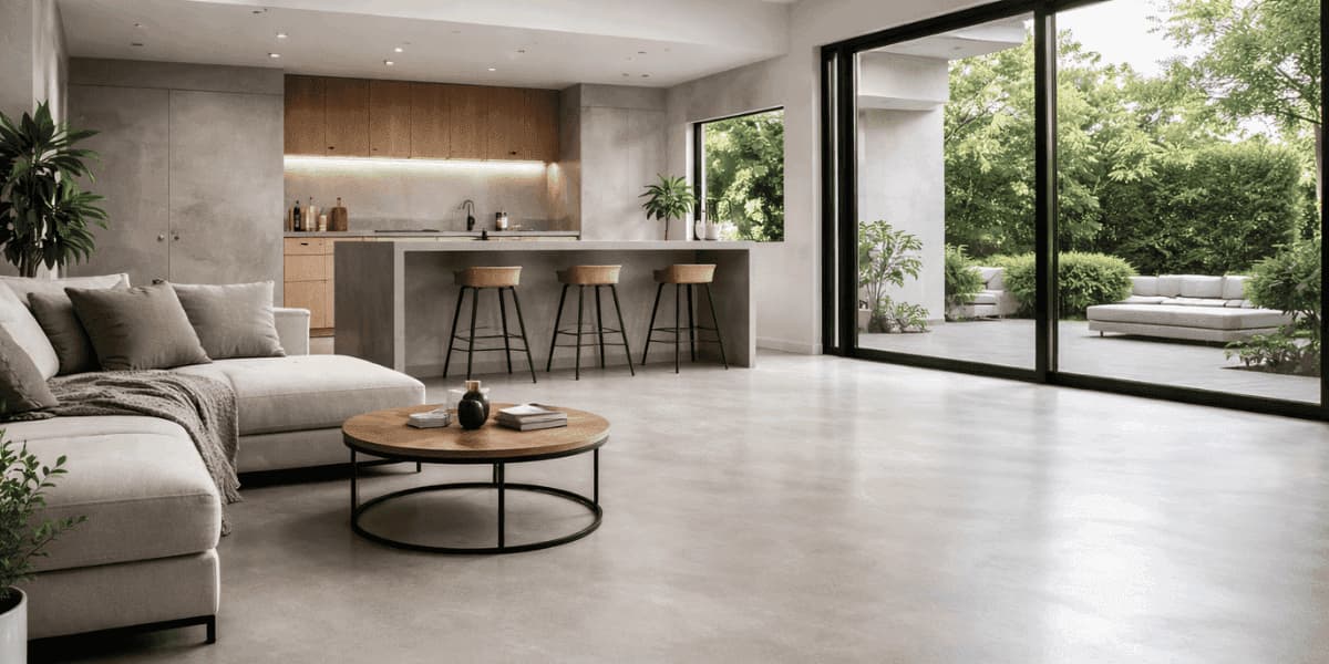 Top cucina in microcemento moderno e resistente