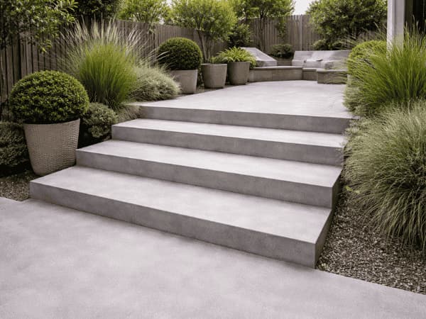 Scale rivestite in microcemento: design minimale e superficie resistente all’usura
