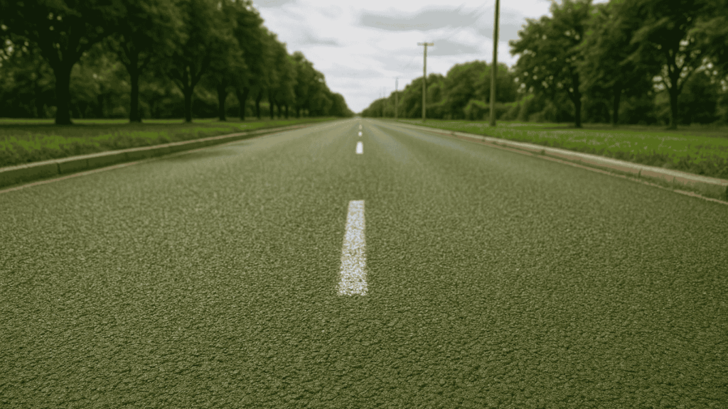 strada con alternativa asfalto